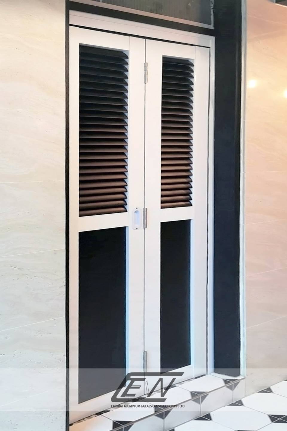 Louvre Bi-Fold Door