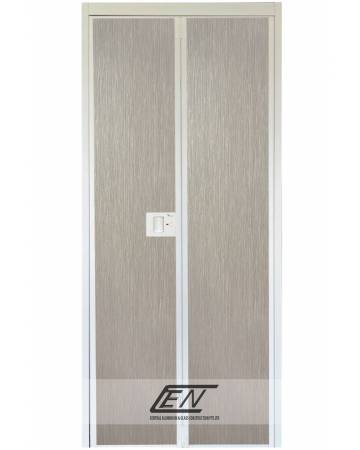 Aluminium Frame (White) V-Fold Door - W608